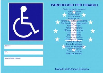 Immagine contrassegno disabili