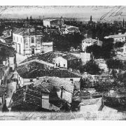 144 - Cartolina: vista panoramica dal campanile della Chiesa di S. Rocco