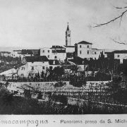 147 - Cartolina:  vista panoramica da San Michelin - anno 1910