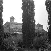 303 - Pieve di Sant'Andrea scorcio (con tre cipressi davanti)