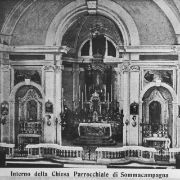 62 - Interno Chiesa Parrocchiale negli anni '20