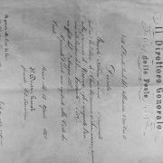 198 - Decreto Direttore Generale delle Poste 19.4.1888 Nomina di Bricolo Albino collettore di 1° classe Comune di Sommacampagna