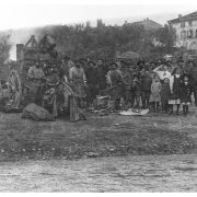 93 - Accampamento di truppe francesi di stanza a Sommacampagna durante la prima Guerra Mondiale