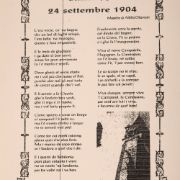 363. CARTOLINA INAUGURAZIONE CAMPANILE 1904